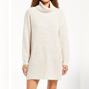 Z Supply Sand Tunic Turtleneck Sweater